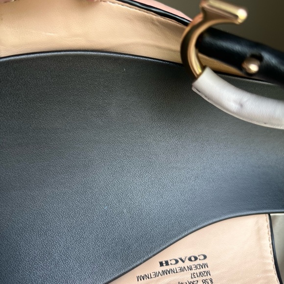 Coach (NWOT) piper leather blue size 8.5 B sandals shoes clothes - Picture 17 of 17